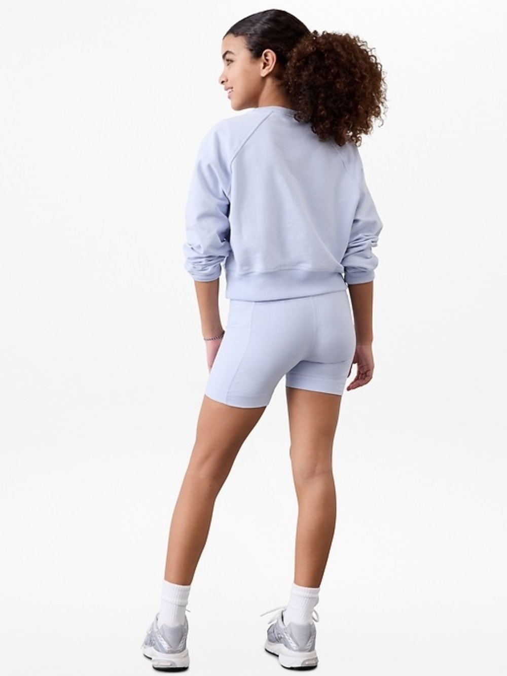 Athleta Girl Lavender light purple Bike Shorts